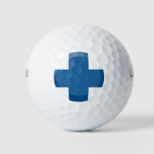 Finnische Flagge Golfball (Vorderseite)