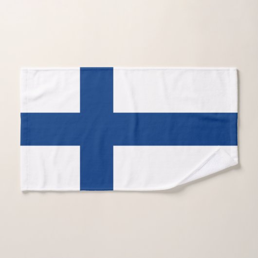 Finnische Flagge Handtuch (Handtuch)