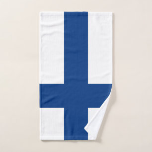 Finnische Flagge Handtuch