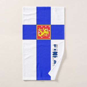 Finnische Flagge Handtuch