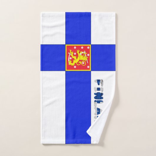 Finnische Flagge Handtuch (Handtuch)