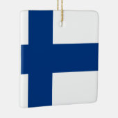 Finnische Flagge Keramikornament (Rechts)