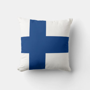 Finnische Flagge Kissen