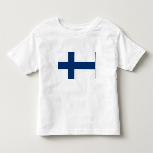 Finnische Flagge Kleinkind T-shirt (Vorderseite)