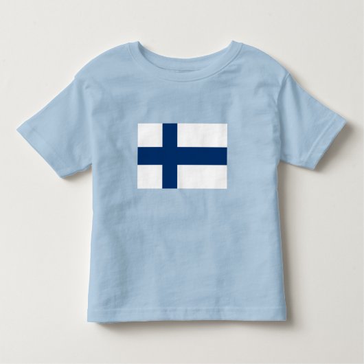 Finnische Flagge Kleinkind T-shirt (Vorderseite)