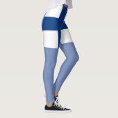 Finnische Flagge Leggings (Rechts)