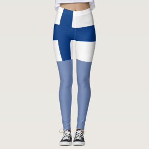 Finnische Flagge Leggings