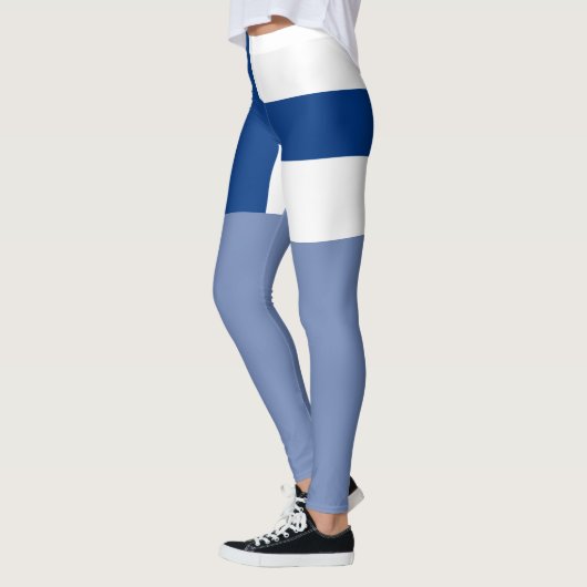 Finnische Flagge Leggings (Links)