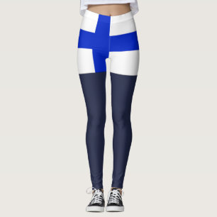 Finnische Flagge Leggings