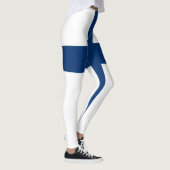 Finnische Flagge Leggings (Rechts)