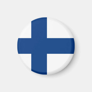Finnische Flagge Magnet