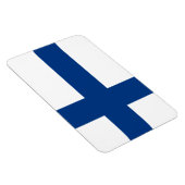 Finnische Flagge Magnet (Rechte Seite)