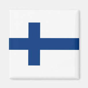 Finnische Flagge Magnet
