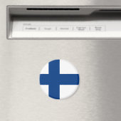 Finnische Flagge Magnet (In Situ (Geschirrspüler))
