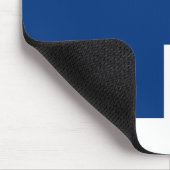 Finnische Flagge Mousepad (Ecke)