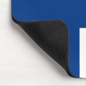 Finnische Flagge Mousepad (Ecke)