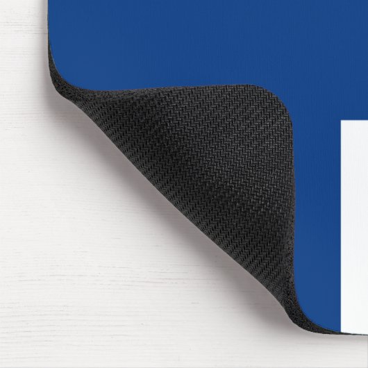 Finnische Flagge Mousepad (Ecke)