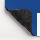 Finnische Flagge Mousepad (Ecke)