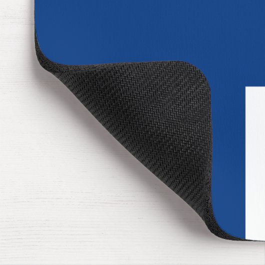 Finnische Flagge Mousepad (Ecke)