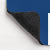 Finnische Flagge Mousepad (Ecke)