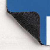 Finnische Flagge Mousepad (Ecke)