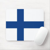 Finnische Flagge Mousepad (Mit Mouse)