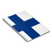 Finnische Flagge Notizblock (Rechte Seite)