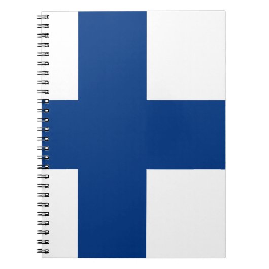 Finnische Flagge Notizblock (Vorderseite)