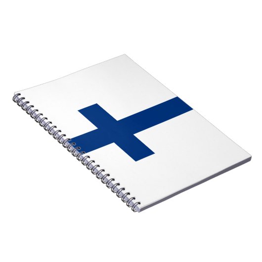 Finnische Flagge Notizblock (Rechte Seite)