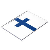 Finnische Flagge Notizblock (Linke Seite)