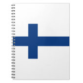 Finnische Flagge Notizblock (Vorderseite)