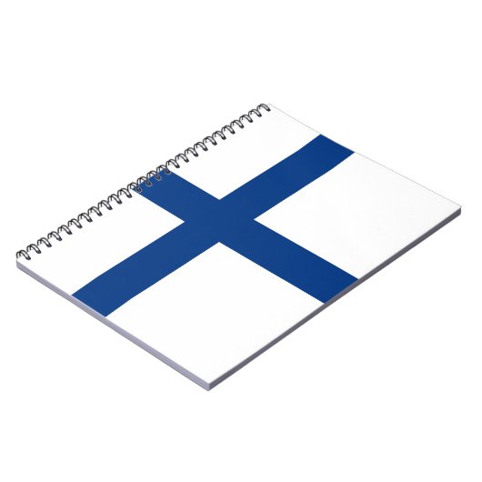 Finnische Flagge Notizblock (Linke Seite)