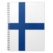 Finnische Flagge Notizblock (Vorderseite)