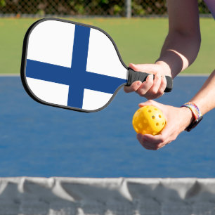 Finnische Flagge Pickleball Schläger