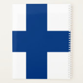 Finnische Flagge Planer (Rückseite)