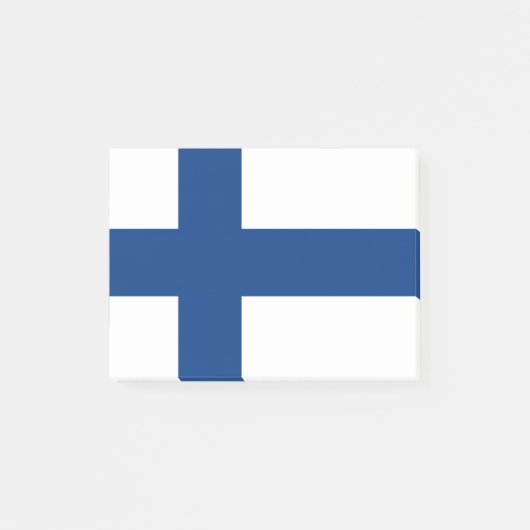 Finnische Flagge - Post-it®-Hinweise Post-it Klebezettel (Vorderseite)