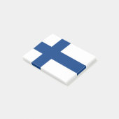 Finnische Flagge - Post-it®-Hinweise Post-it Klebezettel (angewinkelt)