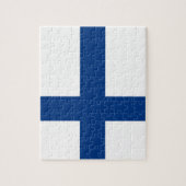 Finnische Flagge Puzzle (Vertikal)