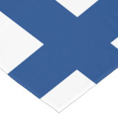 Finnische Flagge - Reise-, Ferien- und Sportfans Kurzer Tischläufer (Ecke)