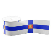 Finnische Flagge Ripsband (Spule)