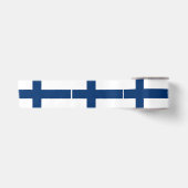 Finnische Flagge Satinband (Vorderseite)