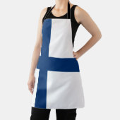 Finnische Flagge Schürze (InSitu)