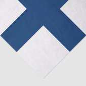 Finnische Flagge Seidenpapier (Ausschnitt)