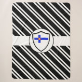 Finnische Flagge Sherpadecke (Vorderseite)