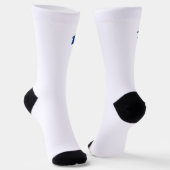 Finnische Flagge Socken (Gewinkelt)