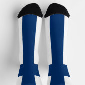 Finnische Flagge Socken (Oben)