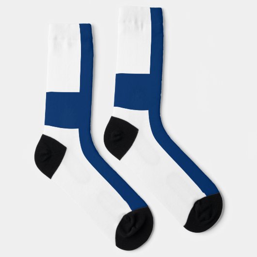 Finnische Flagge Socken (Rechts)