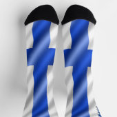 Finnische Flagge Socken (Oben)