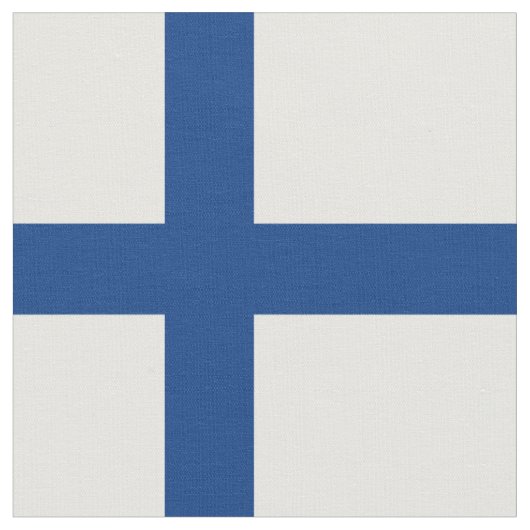 Finnische Flagge Stoff (Nahaufnahme)