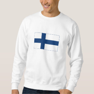 Finnische Flagge Sweatshirt